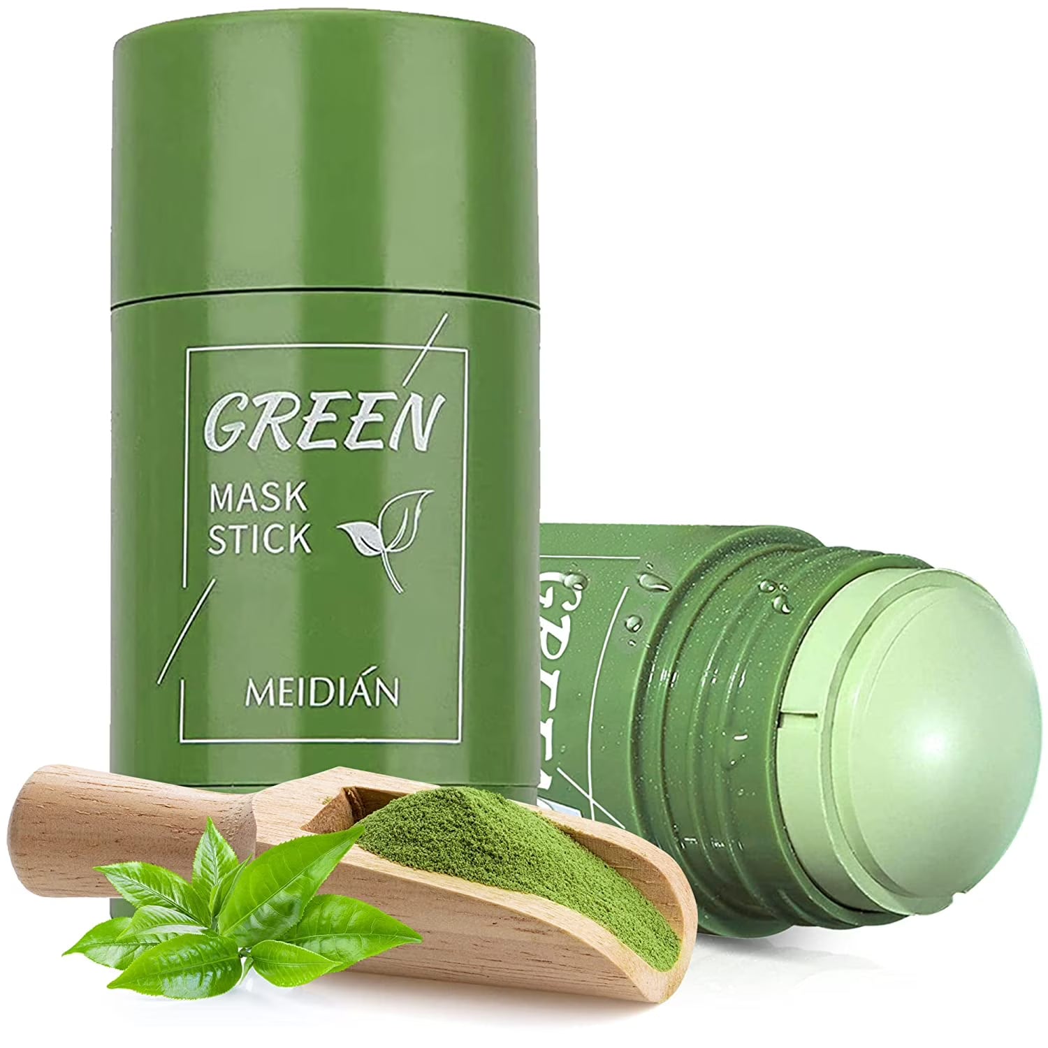 Máscara facial sólida de chá verde