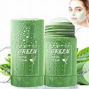 Máscara facial sólida de chá verde